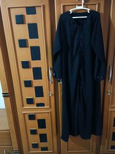 Elegant Black Abaya Gown