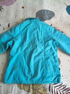 Sky Blue Full-Zip Light Jacket