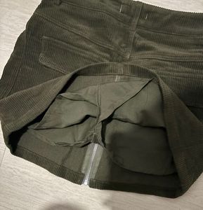 Corduroy Cargo Mini Skirt (freakins)
