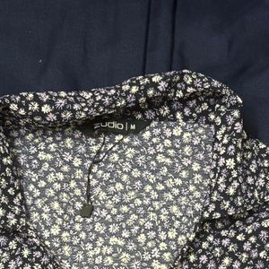 Ditsy Floral Print Mini crop top