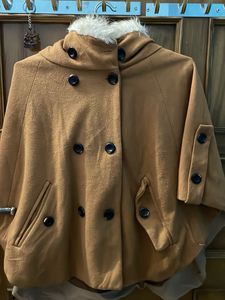 Cozy Fur Lined Cape Jacket
