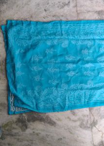 Elegant Blue Chikankari Kurta