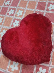 Heart Shaped "LOVE" Plush Cushion