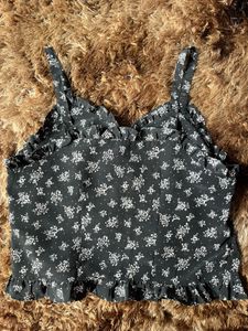 Chic Floral Print Cami Top