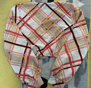 Chic Plaid Wrap Cropped Top