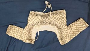 Cream Lehenga Choli Set