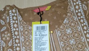 Stylish Brown Kurta Set with Jacket