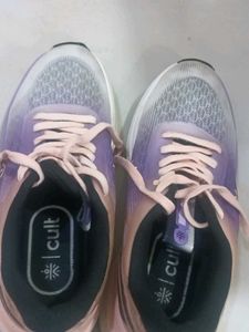Stylish Gradient Purple Running Sneakers