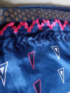 blue saree
