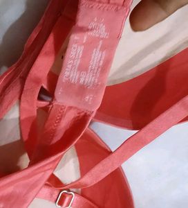 Peach victorias secret bra