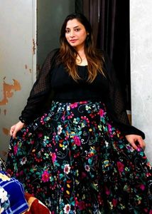 Chic Black Ruffled Blouse