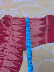 Boho Chic Pink Ikat Blouse