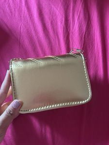 Gold Clutch sling Bag - Mini