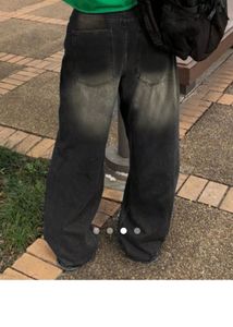 Baggy Black Wash Jeans
