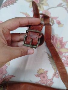 Vintage Brown  pure Leather Crossbody Bag