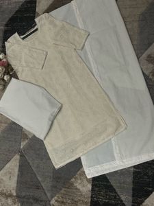 Elegant Chikankari Kurta Set
