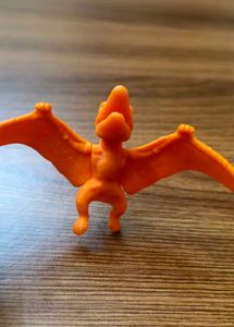 Kinder Joy Jurassic world Orange Pterodactyl Toy