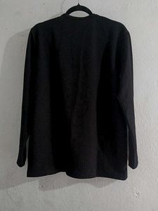Classic Black Henley Shirt