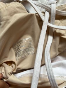 Women's White Sports Bra