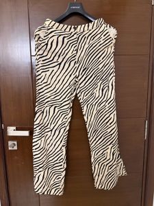 Trendy Zebra Print Trousers