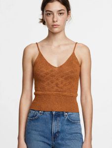 Cozy Knit Spaghetti Strap Top