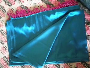 Teal Saree with Pink Blouse