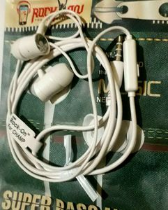 Brand new Earphone in White  Colour