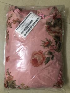 Elegant Pink Floral Ethnic Gown