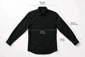 Men's Classic Black Casual Shirt