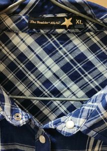Roadster Reversible Blue Checked Shirt