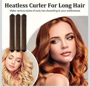 🌸 Heatless pretty Curling 3 Rods..NO Heat,Damage