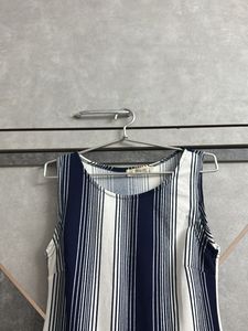 Classic Striped Sleeveless Dress
