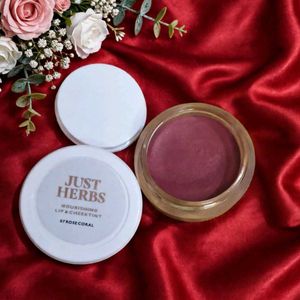 Just Herbs Lip & Cheek Tint - Rose Coral