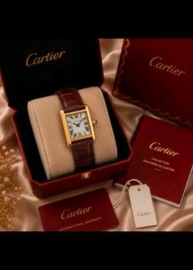 CARTIER👉🏽 TANK W1529856👉🏽 Size 34MM PREMIUM QU