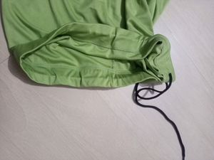 Pista Green Silk Peticot Heavy Material