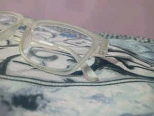 Frosted Clear Frame Glasses
