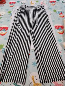 Striped Wide Leg Palazzo Pants