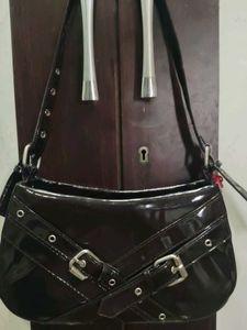 y2k Dark Brown Hobo Bag