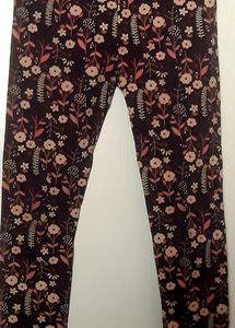 Girls Floral Tights Or Leggings