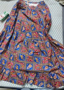 Bohemian Print Maxi Skirt