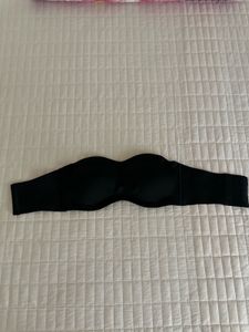 WESTSIDE Seamless Strapless Black Bra