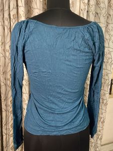 H&amp;M Teal Tunic Top
