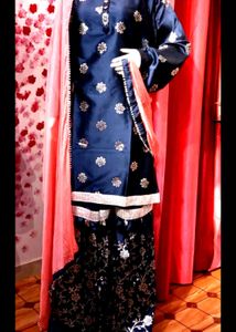 -Stitched Party Wear Gharara Suit