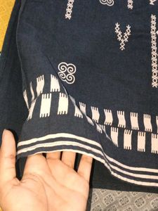 Embroidered Blue Kurta soft garba inspo