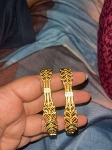 Elegant Gold-Plated Bangles