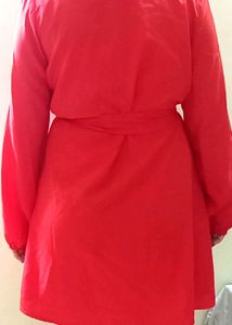 Color: Bright Orange Size: Medium