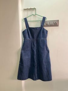 Denim Pinafore Dress