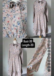 Chic Floral Print Midi Dress