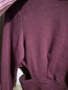 Wine Crop Top
