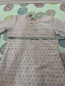 Beautiful Pink Chikankari Kurta